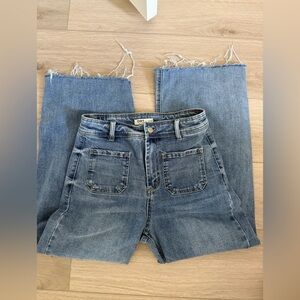 Oat New York Blue Flare & Wide Leg Jeans